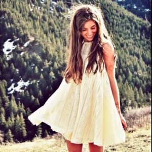 Free People Tu Es La Mini Dress Size XS